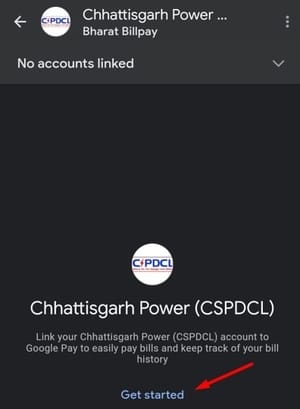 Google Pay Mobile se Chhattisgarh Bill Payment