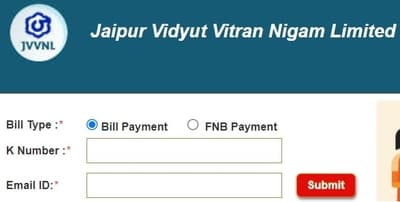 Jaipur Vidyut Vitran Nigam (JVVNL) Bill desk