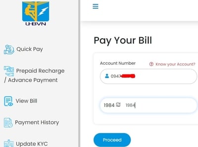 UHBVN Bill View & Pay Online