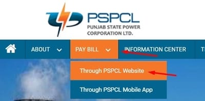 PSPCL Punjab Bill Payment Online
