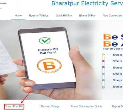 Bharatpur BESL Bill View & Download