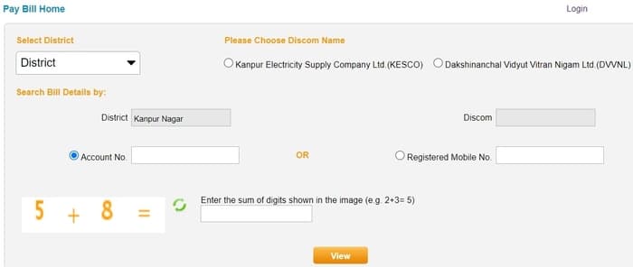 kesco online bill Payment Kanpur